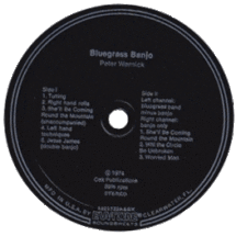 Bluegrass Banjo - Peter Wernick Eva-Tone 1221732A&BXS - 1974 An unusual 7.5” flexi featuring the banjo. 1221732A&BX