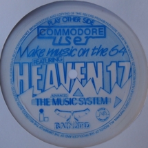 Heaven 17 Commodore User Flexi Records Ltd. - FLX 458 - 1986 Covermount from Commodore User featuring synth pop band Heaven 17. The Commodore 64 was the precursor to the amazing Amiga which really took off as an early home computer. COMMODORE USER