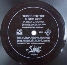 Blood For The Blood God - Sabbat - Lyntone LYN 19104 - Games Workshop Warhammer Fantasy Roleplay - 1987 Technically non computing but deserves a place at the nerdy end? WH LYN 19104