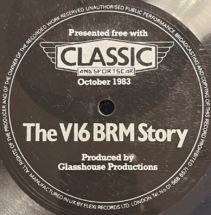 The V16 BRM Story Classic & Sports Car - October 1983 Flexi Records Ltd. Talking about the over-complicated BRM 2B74B996-CEB8-47A6-887D-3B74A066324F_1_105_c-min
